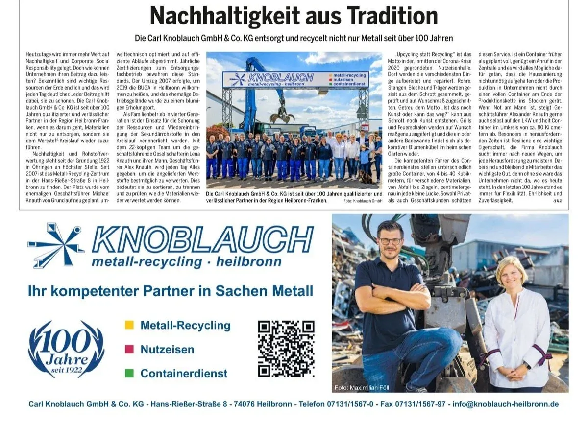 • Presse — Knoblauch-Heilbronn